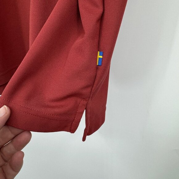 Fjällräven Men's Orange Rust XL Polo-shirts - Picture 5 of 9